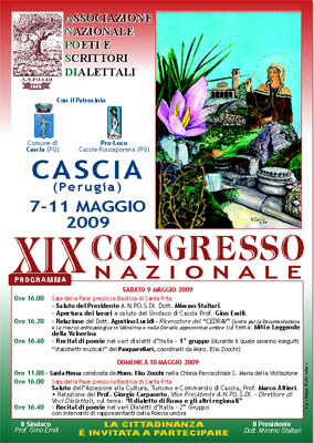 CONVEGNO DI PRIMAVERA - CASCIA (PG) 7-11 Maggio 2009