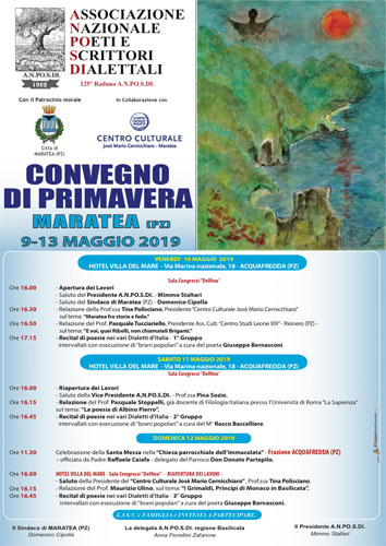 CONVEGNO DI PRIMAVERA - MARATEA 9-13 Maggio 2019